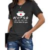 Женские футболки для медсестер Школьная футболка для медсестры Топы про жизнь медсестры Подарок на Неделю медсестер Короткий рукав