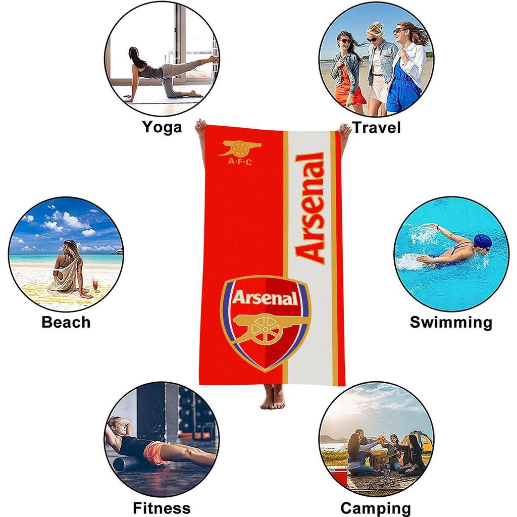 Popular Microfiber Beach Towels Around Fans, Team Quick-Drying Towels, Bath Towels