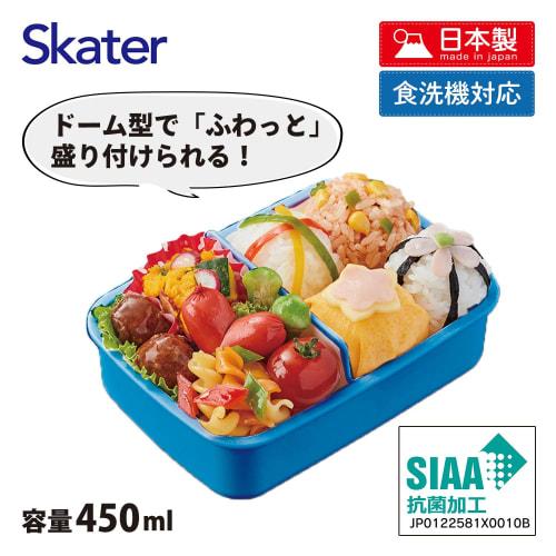 Skater Children's Lunch Box, 450ml, with a Soft Dome-Shaped Lid, Single Tier, Made In Japan, Dragon Ball Daima Design, Boys' RBF3ANAG-A
