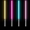 POTAN Metal Lightsaber Colorful Light Led Flash Stick Alloy Grip Sword Toy With Strike Sound For Boys As