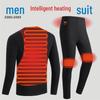Трансграничный умный нагревательный набор для пары: Термобелье и длинные брюки с постоянной температурой