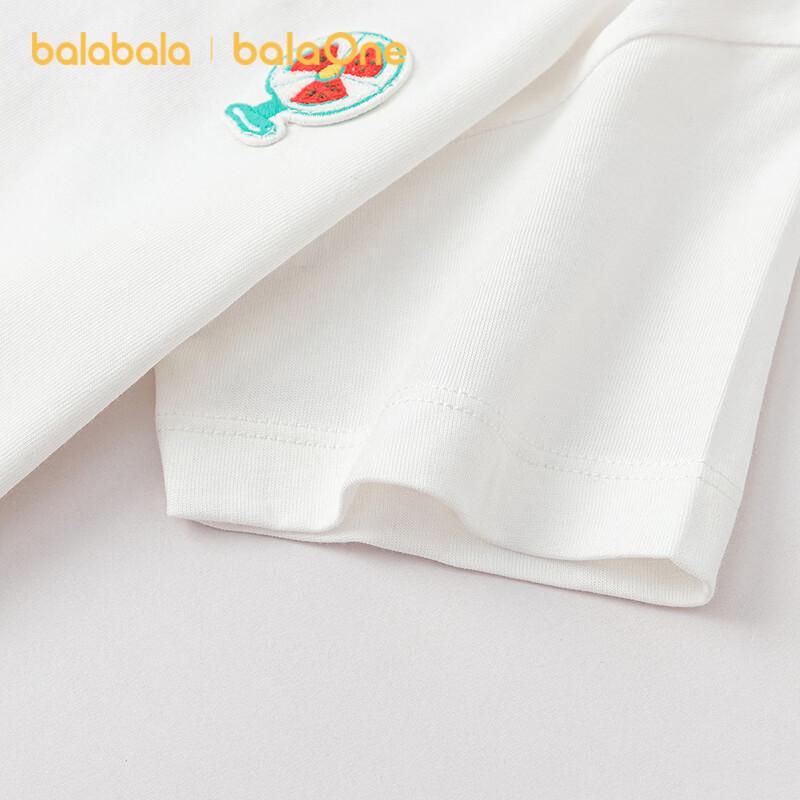 Детская хлопковая футболка с коротким рукавом Balabala