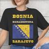 Bosnia and Herzegovina Flag Merch Unisex T Shirts Cotton Tee Graphic Print Tshirt Clothing