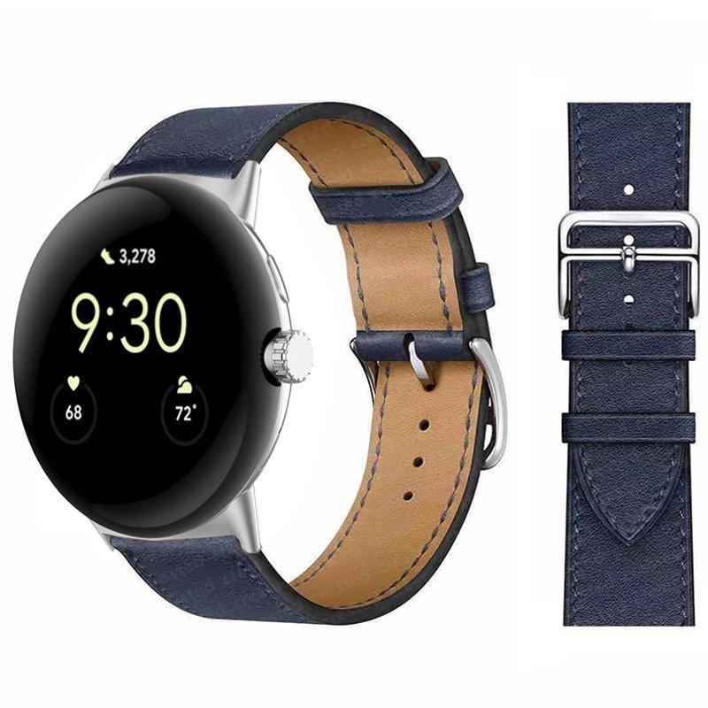 Кожаный ремешок для Google Pixel Watch Pixel Watch 2 Сменный ремешок для умных часов Браслет на запястье Браслеты Аксессуары для Pixel Watch