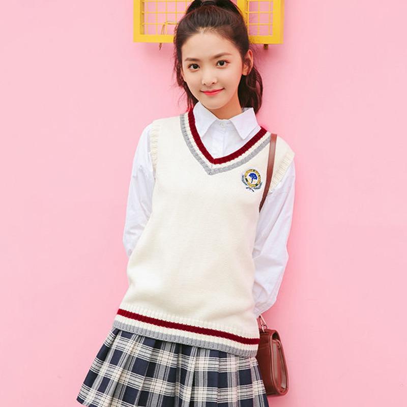 Женский повседневный вязаный свитер без рукавов с v-образным вырезом в консервативном стиле, жилет, топы