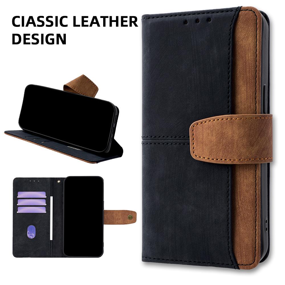 Metal buckle Leather Wallet Phone Case For iPhone 17 Pro Max iphone 16 15 14 13 Pro Max 16 Plus 16E Air Magnetic Flip Cover