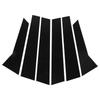 6Pcs B Pillar Posts Trim Glossy Black Exterior Window Decal for Macan 95B 2014 to 2025 Exterior Side Door Window Trim