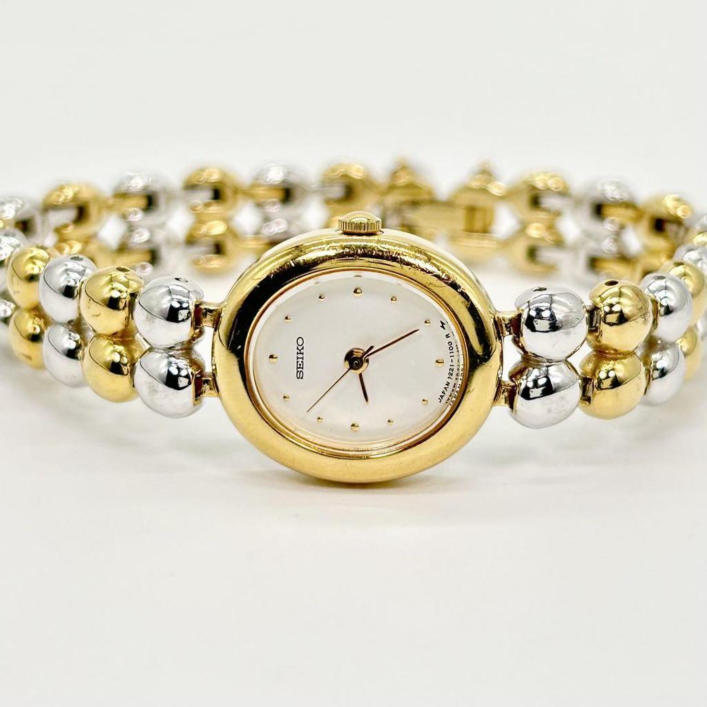 [USED] SEIKO 1221-5790 Two-tone Quartz Wristwatch