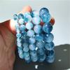 6/8/10/12mm Natural Blue Chalcedony Jasper Jade Bracelets Classic Men Women Buddha Bracelets Minimalist Yoga Meditation Jewelry