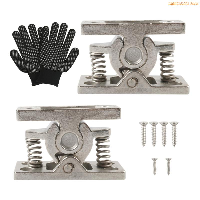 K1AE Без инструментов Быстрая установка Пружинные защелки для шкафа, амбарной двери и тяжелых условий