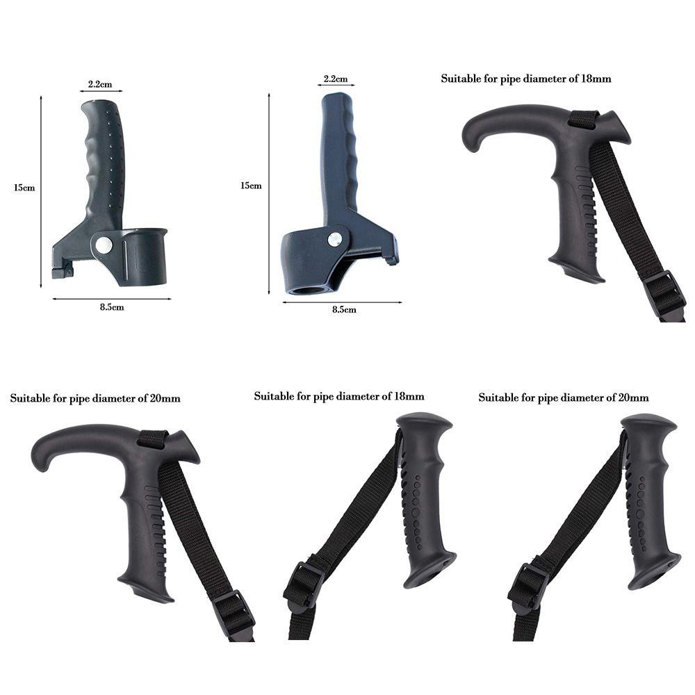 Pole Handle Parts Walking Stick Cane Monopod Head Attachment Monopod Handle Adapter Converter Grip