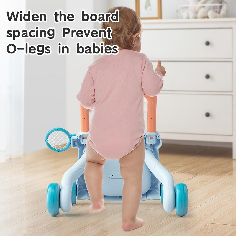 Детская каталка-толкатель для мальчиков, девочек, интерактивная развивающая игровая панель, ходунки «сиди-стой» с распознаванием животных/предметов, детский игровой центр