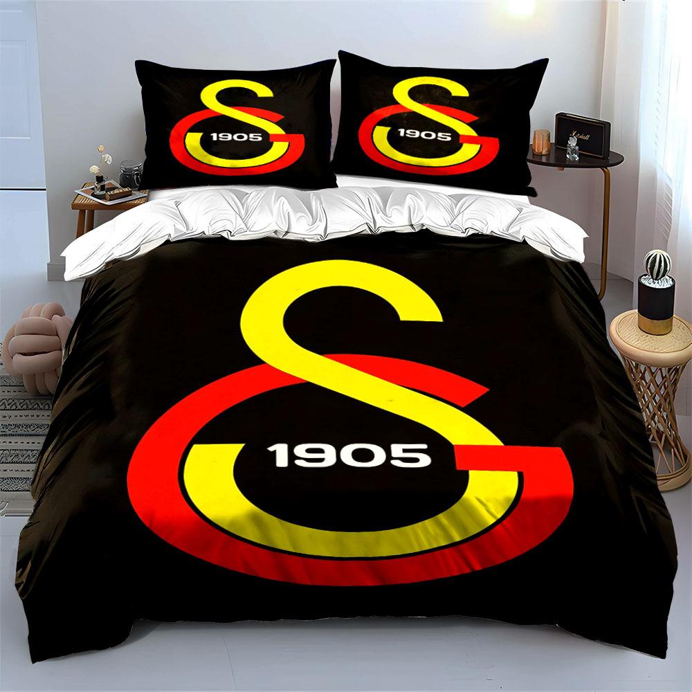 "Black 1905 S Logo Bedding Set" Bedding Duvet Cover Set Duvet Cover Pillowcases (1 * Duvet Cover 2 * Pillowcases, without duvet insert)