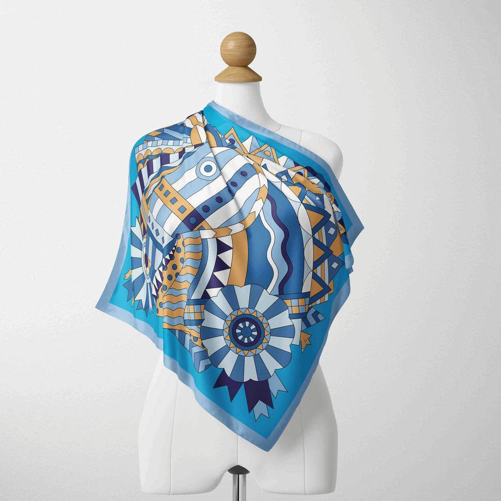 70cm*70cm Scarf 2025 Women Silk Satin Women Bandana Scarves Scarf for Women Neckerchief Luxury Scarf Headband Foulard Gift