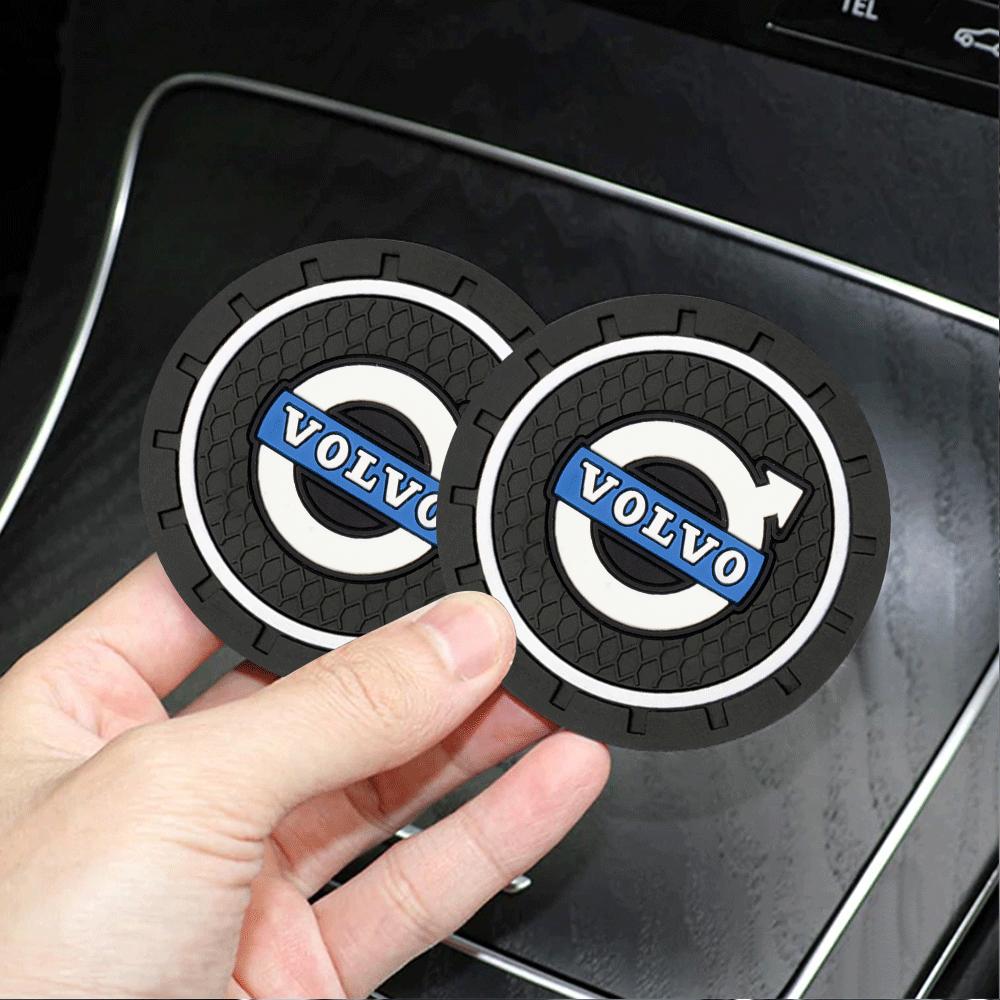 1/2 шт. для Volvo XC60 V60 S60 V40 V50 S40 S80 C30 XC40 XC70 V90 Автомобильная противоскользящая подставка Силиконовая подставка под стакан Держатель для стакана Антискользящий коврик