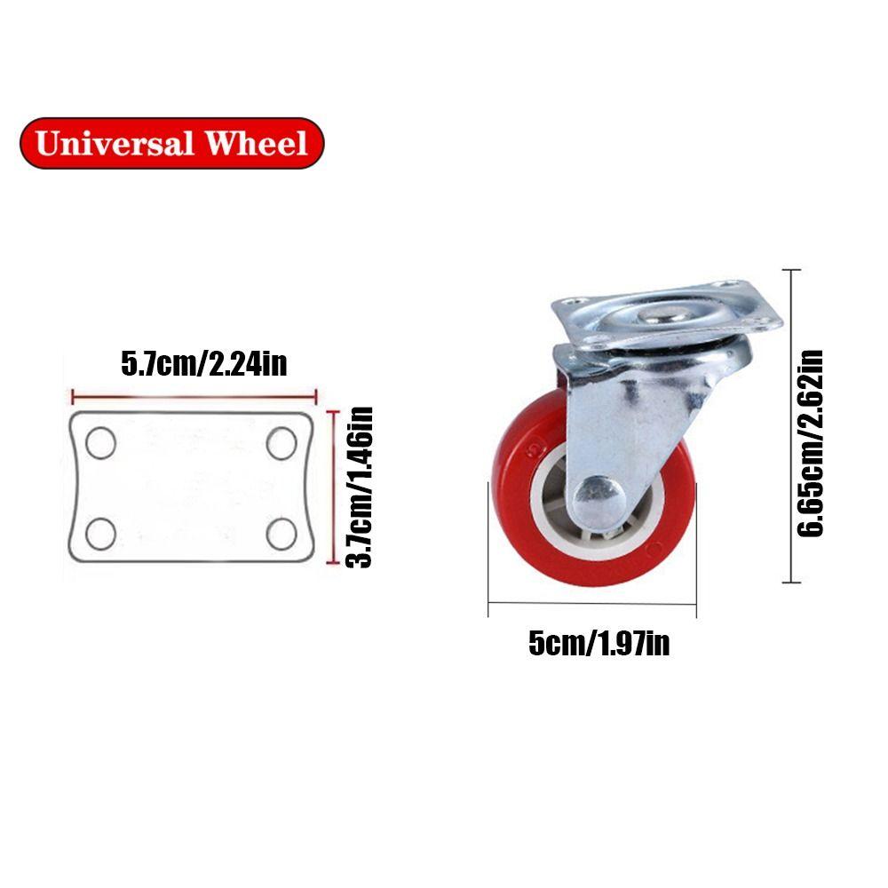2 шт. 360-градусные мебельные ролики бесшумные ролики для стульев универсальные поворотные колеса для детской кроватки