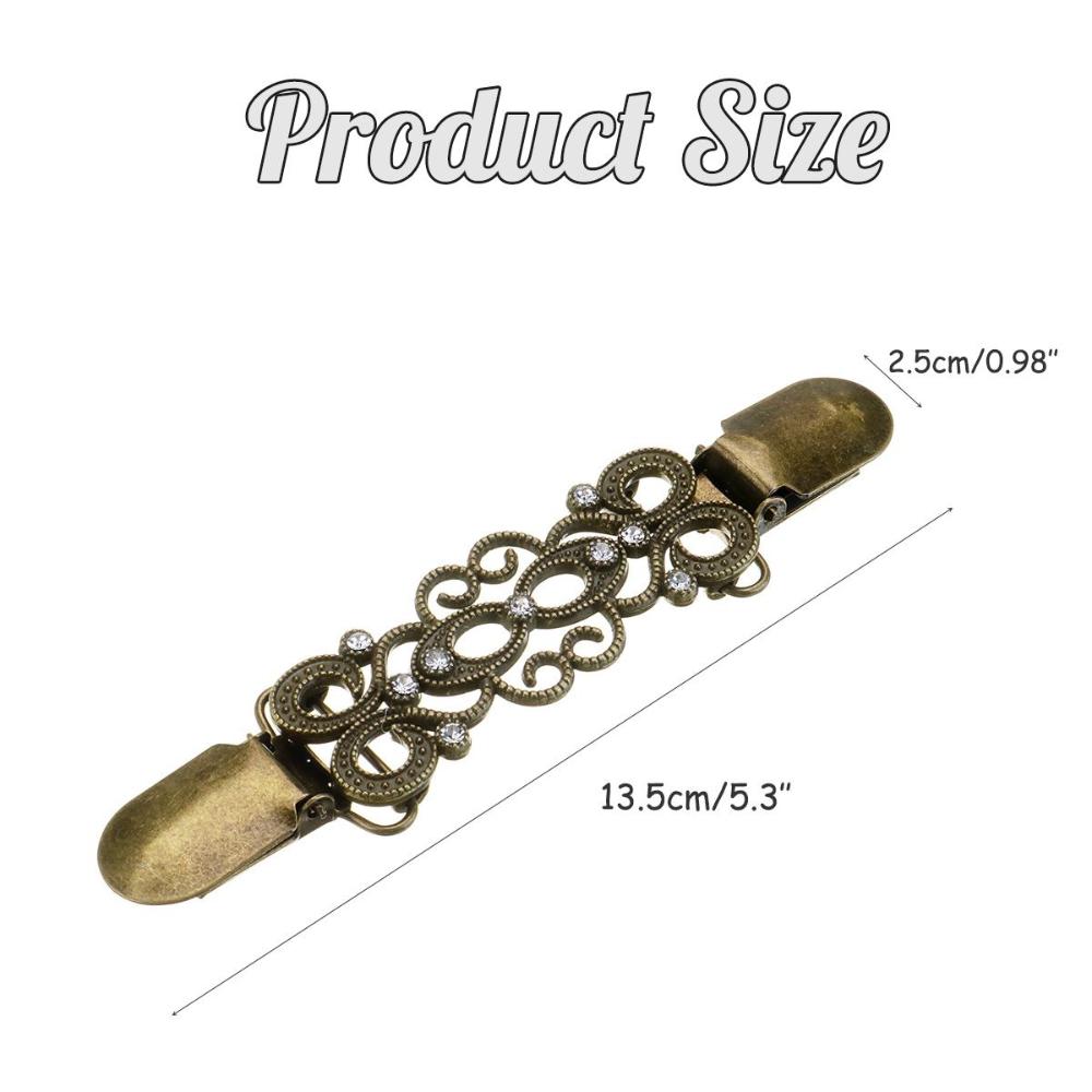 Trendy Shirt Collar New Retro Cardigan Clip Duck Clip Clasps Sweater Blouse Pin Shawl Brooch