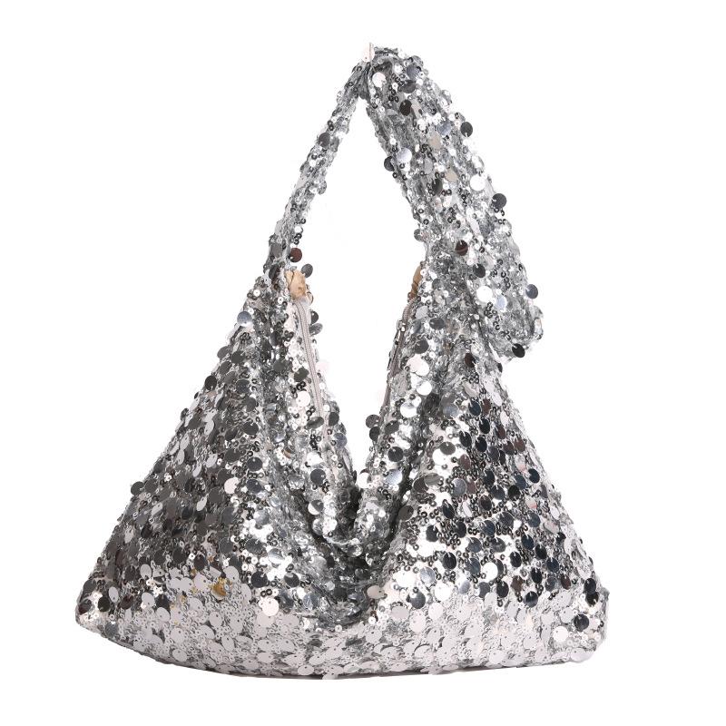 2025 New Sequined Shoulder Bags Large Capacity Y2k Women Bags Vintage Fashion Shoulder Crossbody Bags Ladies Purse Handbags