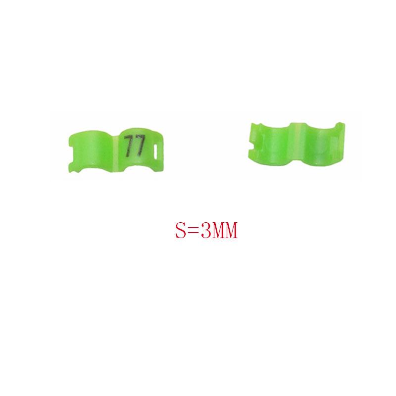 100 Pcs Colorful Bird Canary Rings 2.7mm 3mm 4mm 4.5mm 5mm Pigeon Outdoor Training Identification Foot Ring