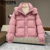 Осень-зима пуховик из хлопка женская корейская хлопковая подкладка утолщенная теплая парка с капюшоном короткое пальто женская повседневная женская верхняя одежда