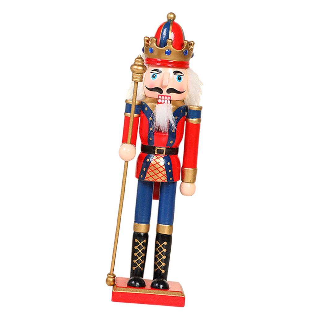 Intricately Carved Wooden Nutcracker Christmas Nutcracker Festival Christmas Mini Soldier Decorations Fine Craft