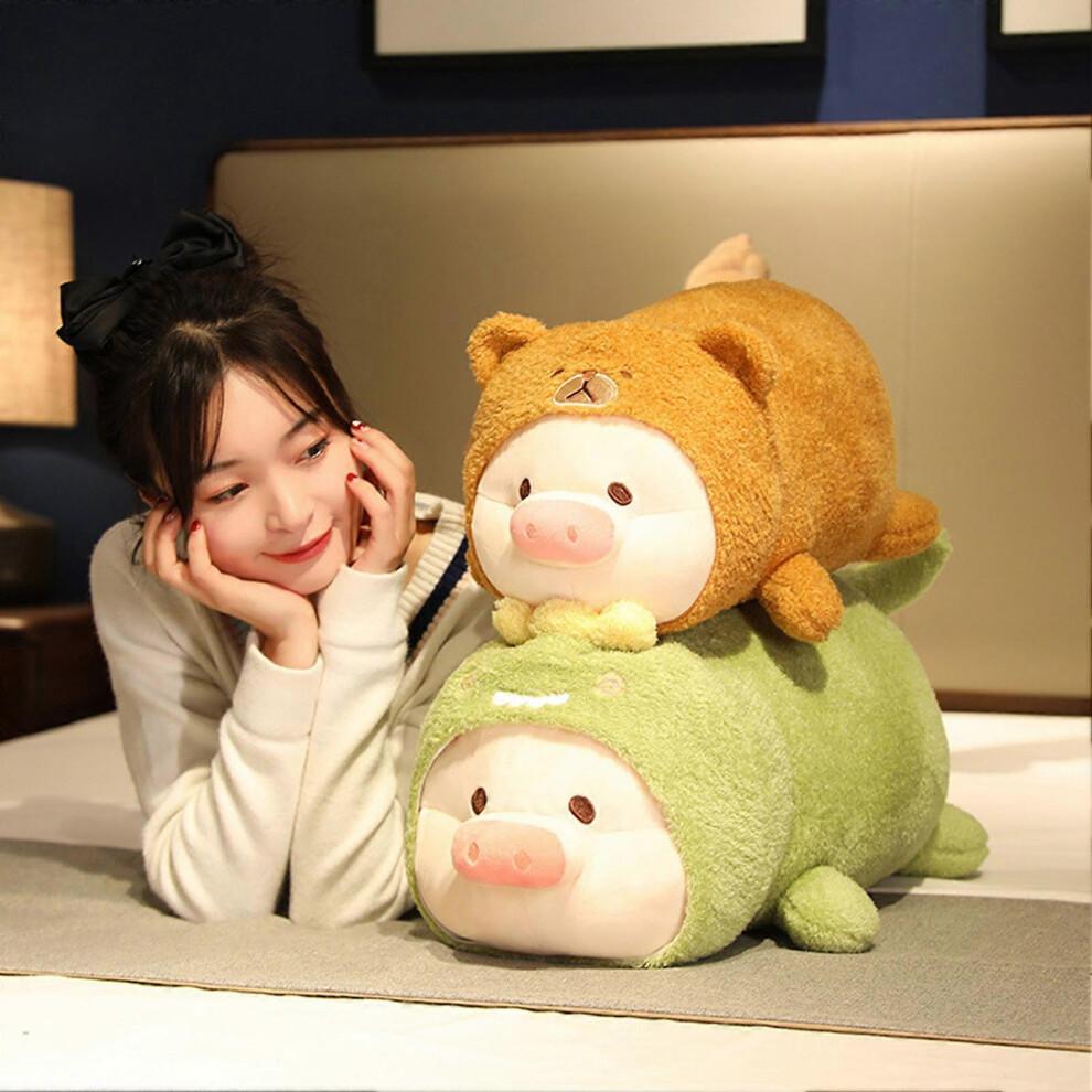 (45cm Dinosaur) Kawaii Pig Plush Toy Cartoon Plush Toy Pillow Lovely High-quality Plush Doll for Baby Hugging Plush Toy
