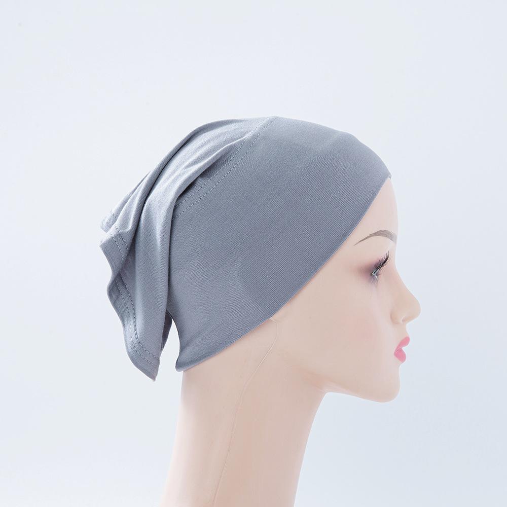 Women's Mercerized Cotton Modal Elastic Tube Hat & Scarf Cap