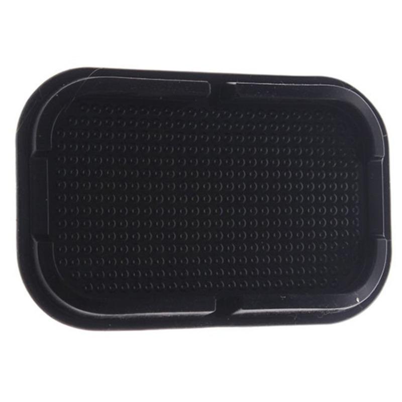 Черный автомобильный противоскользящий коврик, противоскользящий держатель, подставка для мобильного телефона с GPS