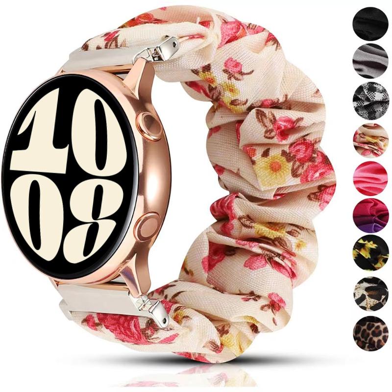20 мм 22 мм Эластичный нейлоновый ремешок-петля для Samsung Galaxy Watch 6 5 4 Classic/Active 2/Huawei Watch 3/GT3-2 Pro/Amazfit Bip/GTS