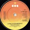 7-дюймовая пластинка JUDAS PRIEST  Living After Midnight SCBS8379 CBS 1980 UK Rock Б/у