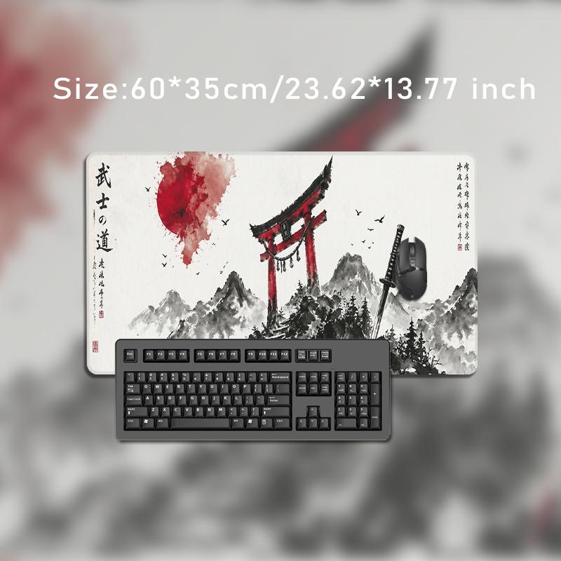 Коврик для мыши Японская катана Игровой printon demand Индивидуальный Компьютерный Домашний Коврик для мыши XXL Нескользящий Ковер Настольный коврик для мыши Коврик для мыши