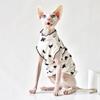 Cozy Cotton Sphynx Cat Clothes for Cats Gotas Spring Autumn Pet Sweater Garfield Shirts mascotas Outfits Clothing katten kleding