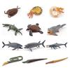 12pcs/set Simulation Prehistoric Sea Life Action Figures Lifelike Ammonite Ancient Marine Animals Model Toys