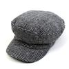 Universal Chemistry Small Check Wool Black Marine Cap Marine Cap