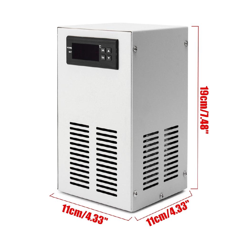 35л 70 Вт охладитель воды для аквариума охладитель для аквариума с креветками, нагревательная охлаждающая машина, ЖК-дисплей, переменный ток 110-240 В