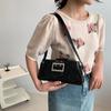 Fashion Women Handbag PU Leather Shoulder Bags Female Casual Solid Color Messenger Bag for Women Luxury Silver Underarm Bag