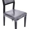 Children Dining Chair Cover Transparent Thicken with Adjustable Belt Strap
