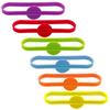 6Pcs/Bag Wine Strips Tags Long Dishwasher Safe Silicone Glass Bottle Strip Tag Marker