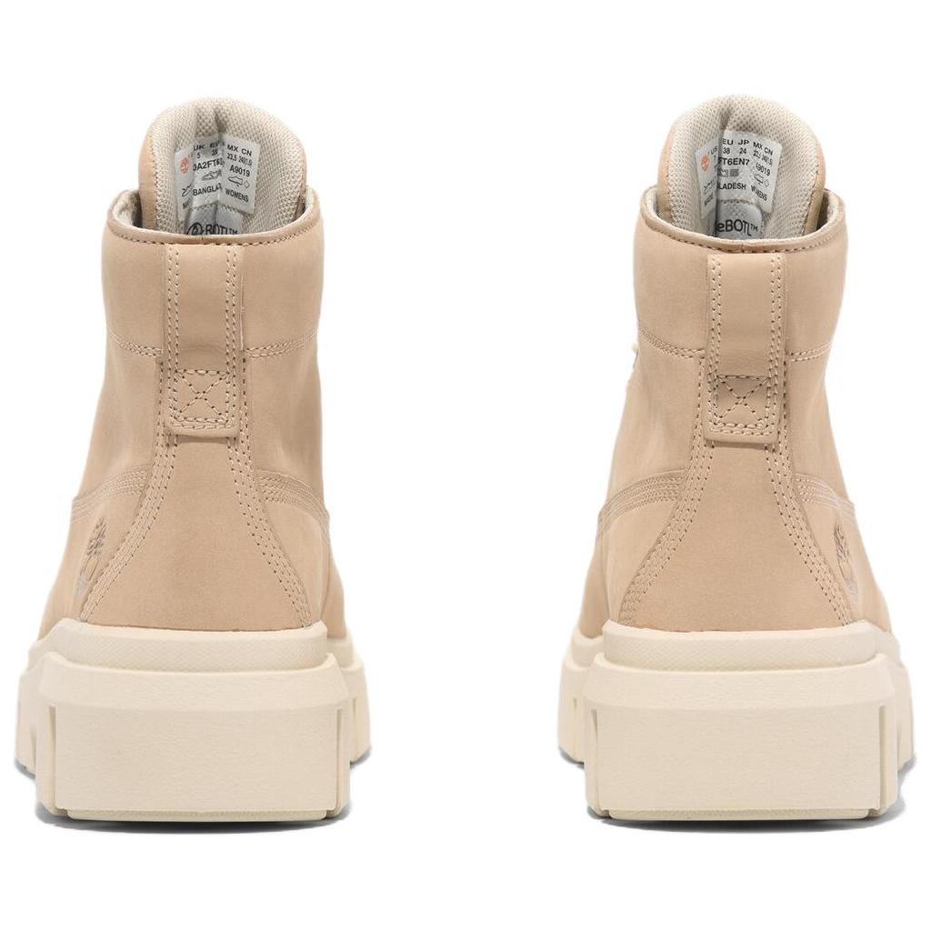 Timberland Удобные легкие ботинки Martin длиной до середины голени женские ботинки светло-бежевого цвета A2FT6EN7
