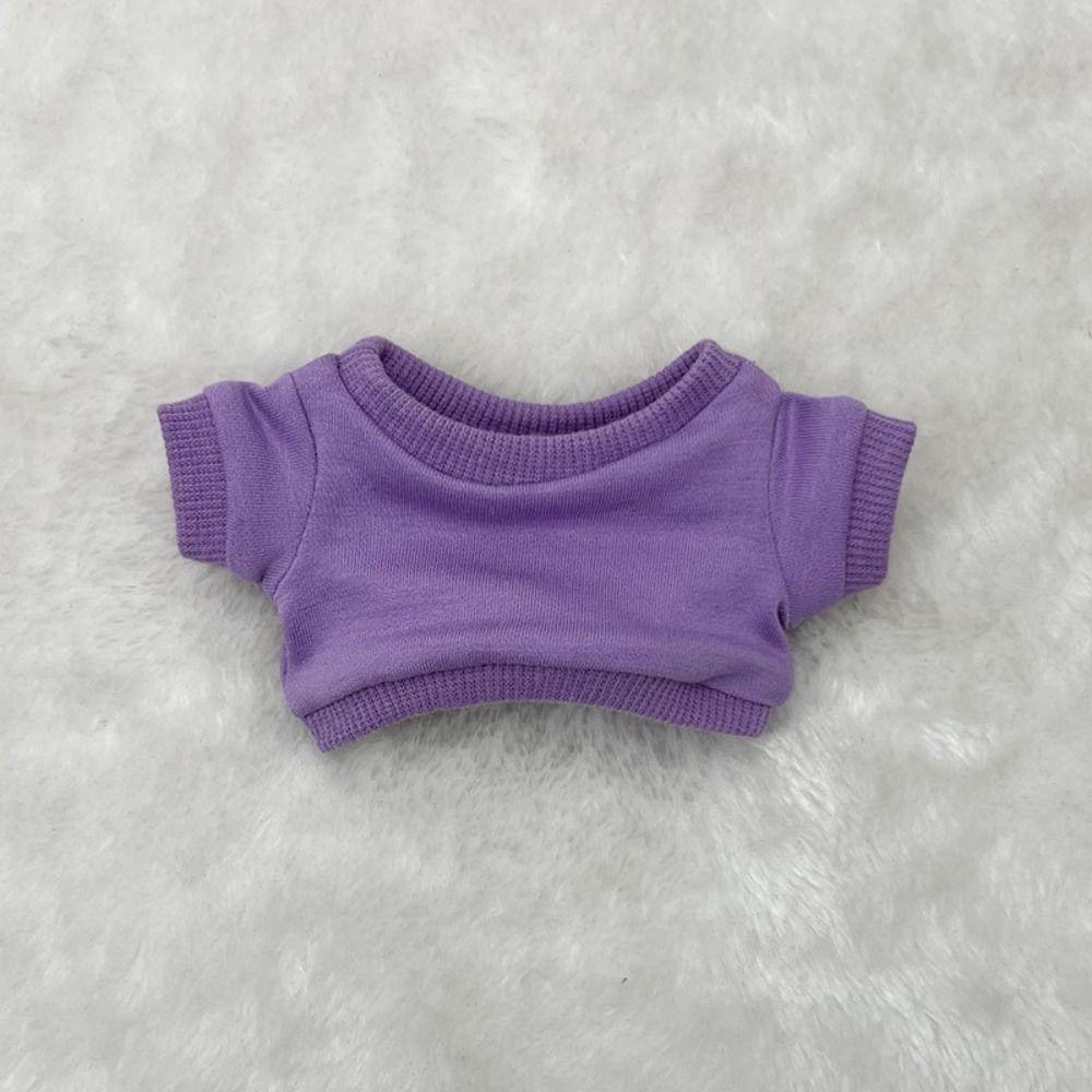 Сплошной цвет 20 см кукла одежда рубашка свитер брюки 20 см детская футболка 20 см кукла