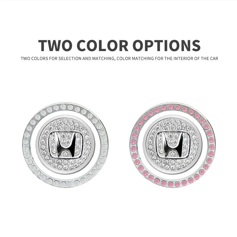PCVHD1 Car Bling One-Click Start Stop Engine Ignition Ring Sticker For Honda Civic Accord Fit CRV Jazz Odyssey Insight Legend HRV