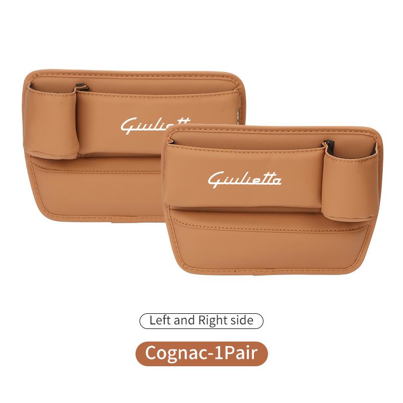 Car Seat Gap Storage Box Car Central Console Side Organizer Boxs For Alfa Romeo 159 Giulietta 156 147 Giulia Mito GT Stelvio