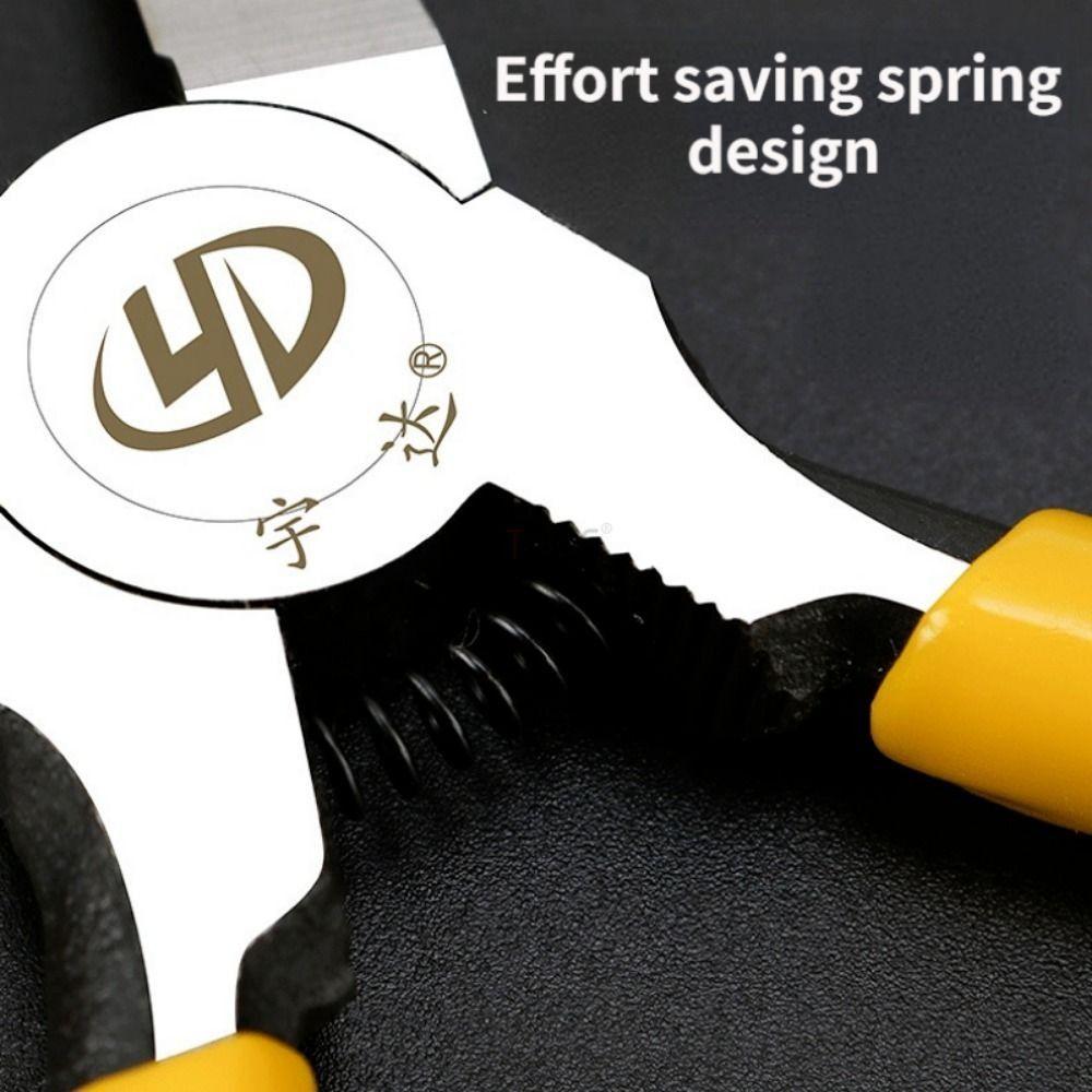 Fast Cutting Diagonal Pliers Spring Loaded Water Mouth Cutting Pliers For Peeling, Stripping