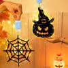 Halloween Pumpkin Ghost Hanging Lights for Indoor Wall & Window Decoration