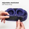 Manta sleep mask with 100% light blocking and zero intraocular pressure, comfortable and adjustable, perfect for sleeping