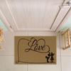 HOMELOVEeE Коврик для передней двери с узором Love