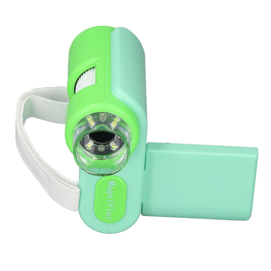 Kids Microscope 1000X Handheld Digital Microscope 2 Inch Color Display Screen Portable Pocket