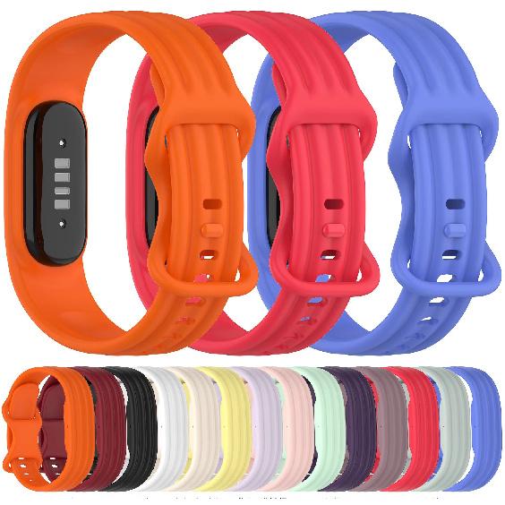 Интегрированный силиконовый ремешок для часов Google Fitbit Air Фитнес-трекер Умные часы Браслет Ремешок на запястье Тот же цвет пряжки 3
