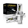 LTONXEN Car LED Headlight, H4 Hi Lo Switch, Compatible with New Vehicle Inspection, Equipped