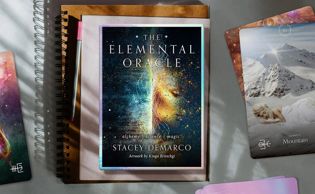 Карты Оракула Элементальный Оракул Японское издание Аффирмации Гадание с японской инструкцией I.I.J